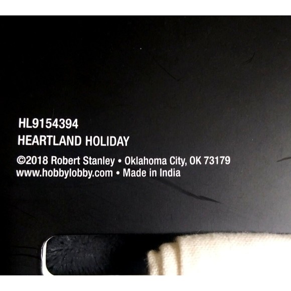 Robert Stanley Plaid Table Runner Heartland Holiday 60" x 14" Plaid New - Picture 4 of 4